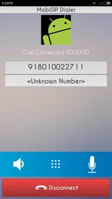 MobiSIP Dialer android App screenshot 2